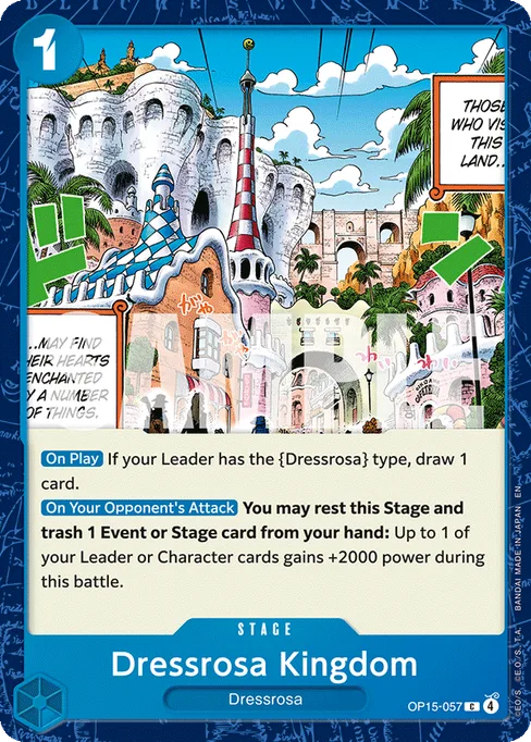 Dressrosa Kingdom, ADVENTURE ON KAMI'S ISLAND #OP15-057