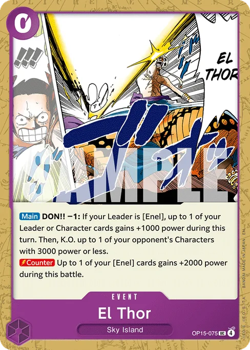 El Thor, ADVENTURE ON KAMI'S ISLAND #OP15-075