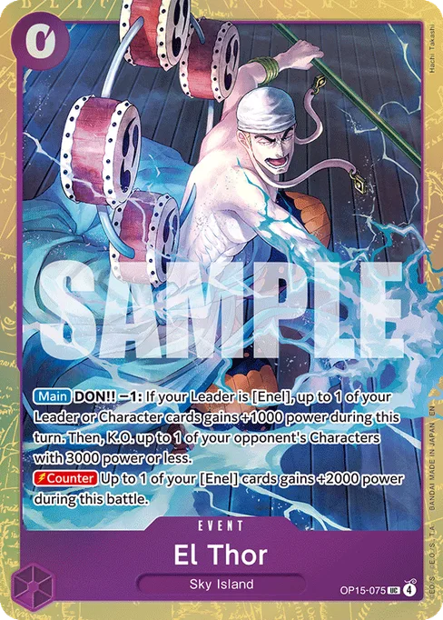 El Thor, ADVENTURE ON KAMI'S ISLAND #OP15-075_p1
