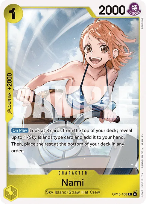 Nami, OP15-108, Base, English