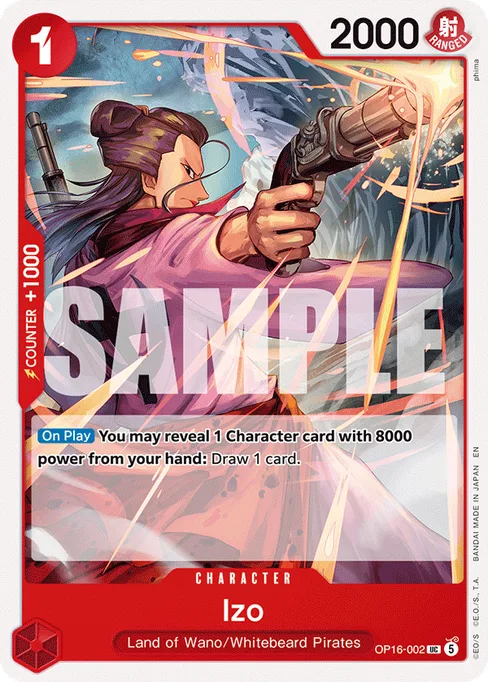 Izo, THE TIME OF BATTLE #OP16-002