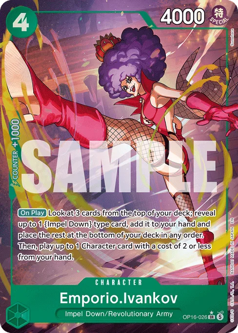 Emporio.Ivankov, THE TIME OF BATTLE #OP16-026_p1