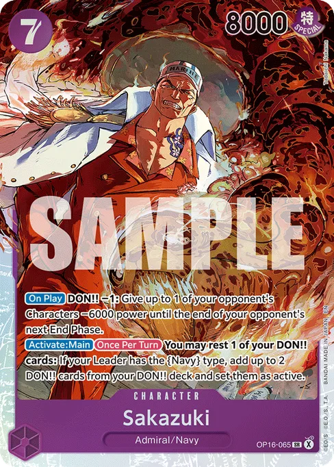 Sakazuki, THE TIME OF BATTLE #OP16-065