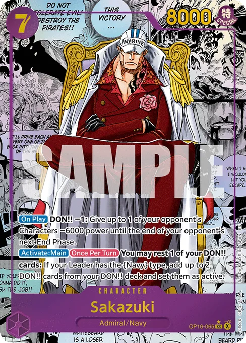 Sakazuki, THE TIME OF BATTLE #OP16-065_p2