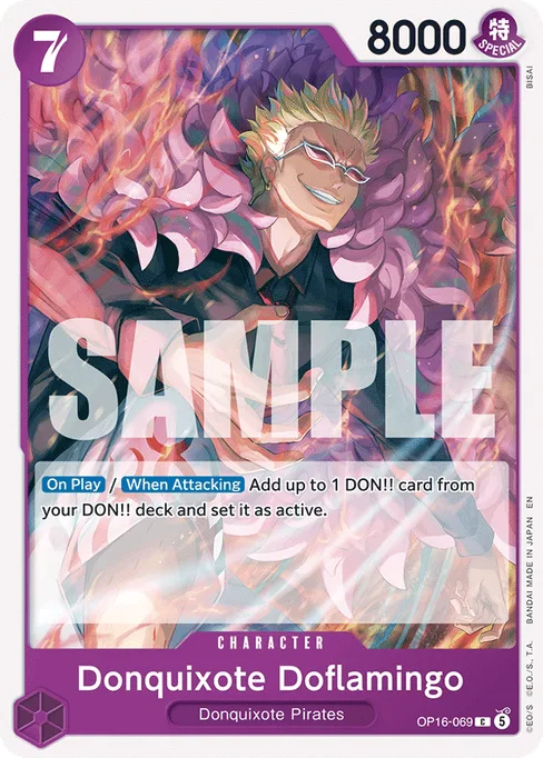 Donquixote Doflamingo, OP16-069, Base, English