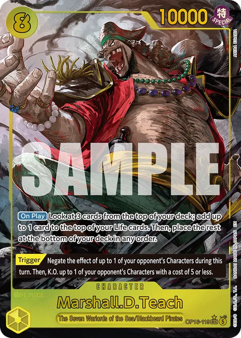 Marshall.D.Teach, THE TIME OF BATTLE #OP16-119_p1