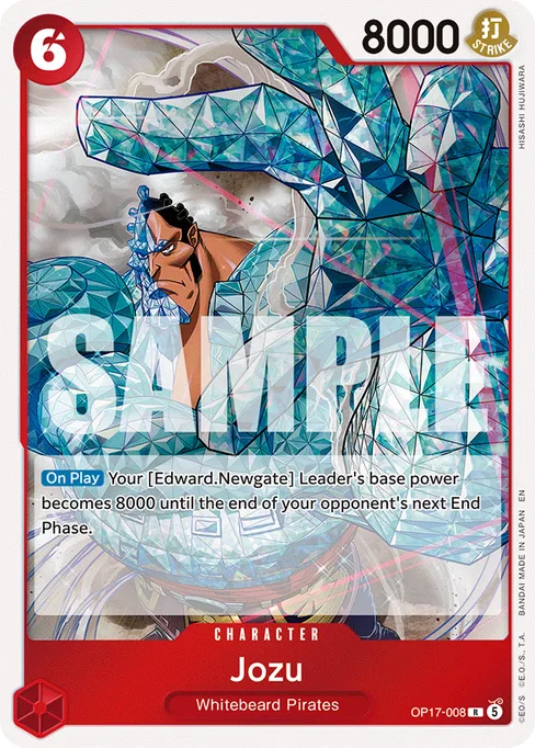 Jozu, BOOSTER PACK -THE WORLD’S STRONGEST WARRIORS #OP17-008