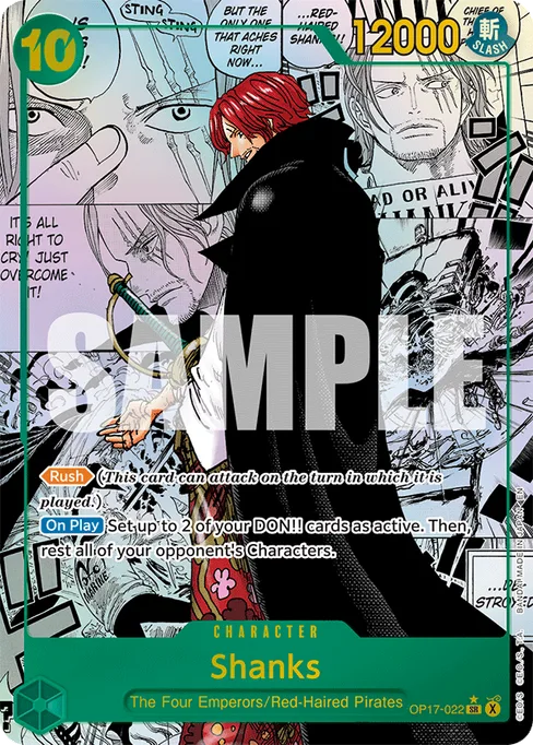 Shanks, BOOSTER PACK -THE WORLD’S STRONGEST WARRIORS #OP17-022_p2