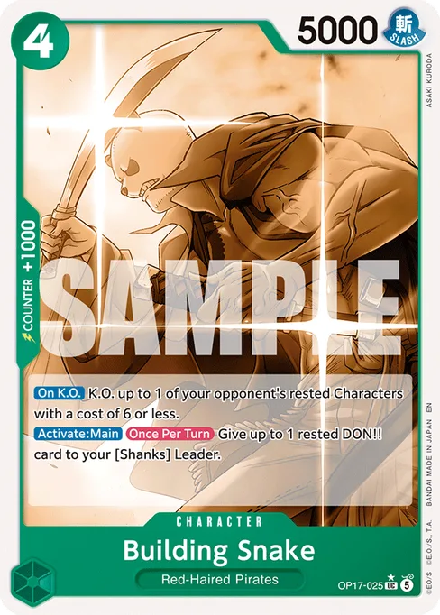 Building Snake, OP17-025, Parallel 1, English