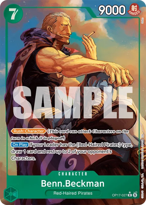 Benn.Beckman, BOOSTER PACK -THE WORLD’S STRONGEST WARRIORS #OP17-027_p1