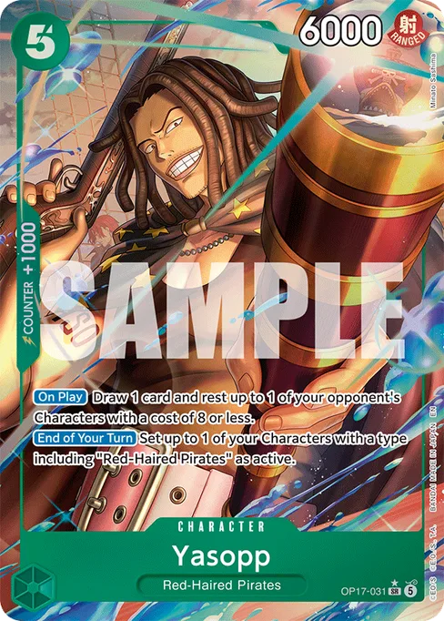 Yasopp, BOOSTER PACK -THE WORLD’S STRONGEST WARRIORS #OP17-031_p1