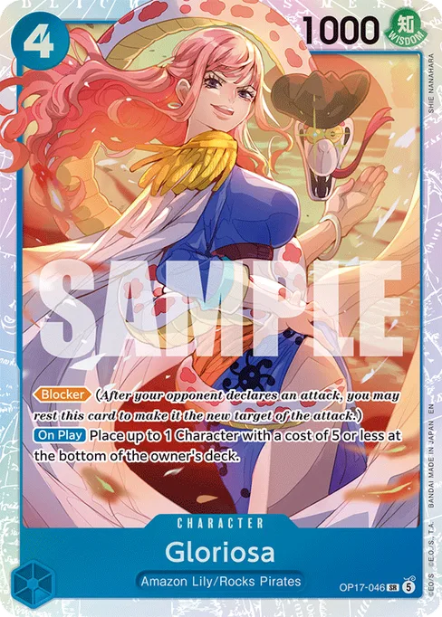 Gloriosa, BOOSTER PACK -THE WORLD’S STRONGEST WARRIORS #OP17-046