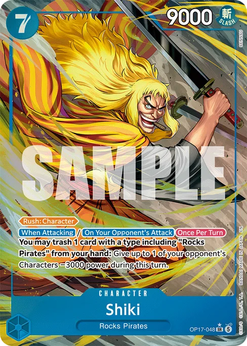 Shiki, BOOSTER PACK -THE WORLD’S STRONGEST WARRIORS #OP17-048_p1