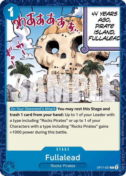Fullalead, BOOSTER PACK -THE WORLD’S STRONGEST WARRIORS #OP17-057
