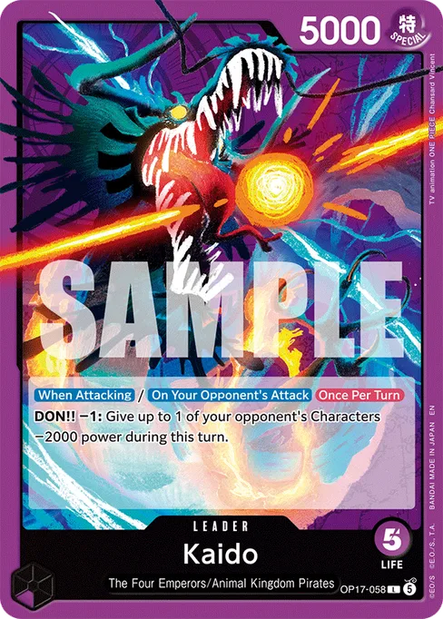 Kaido, OP17-058, Base, English