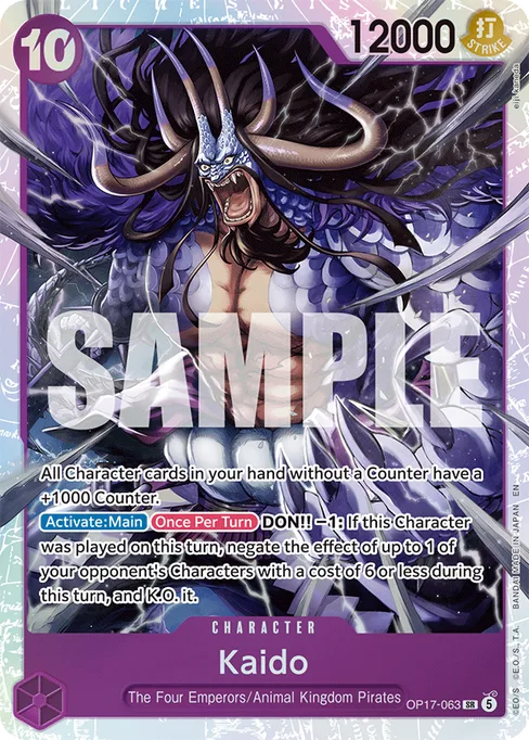 Kaido, OP17-063, Base, English