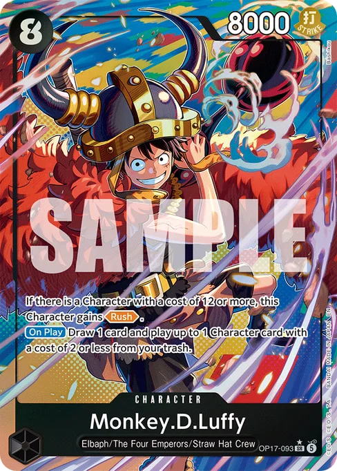 Monkey.D.Luffy, BOOSTER PACK -THE WORLD’S STRONGEST WARRIORS #OP17-093_p1