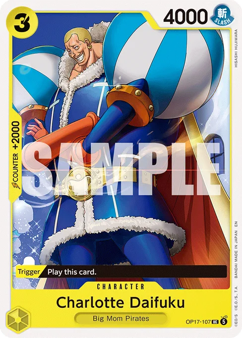 Charlotte Daifuku, BOOSTER PACK -THE WORLD’S STRONGEST WARRIORS #OP17-107