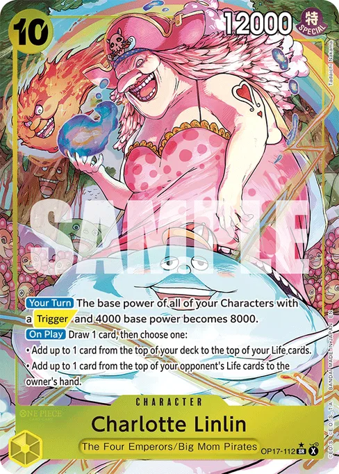 Charlotte Linlin, BOOSTER PACK -THE WORLD’S STRONGEST WARRIORS #OP17-112_p1