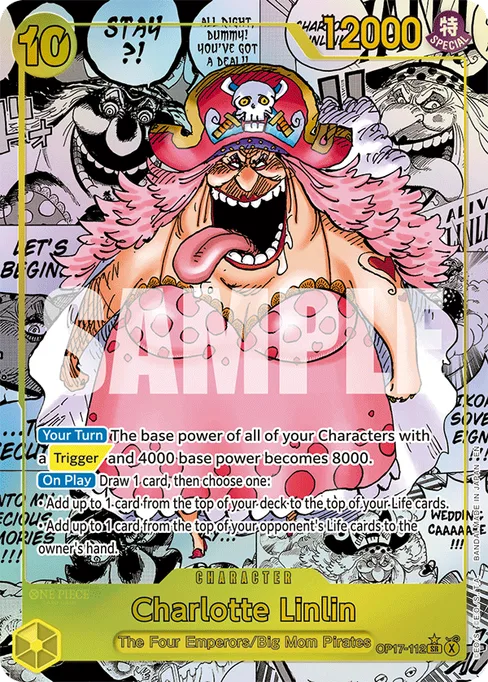 Charlotte Linlin, BOOSTER PACK -THE WORLD’S STRONGEST WARRIORS #OP17-112_p2