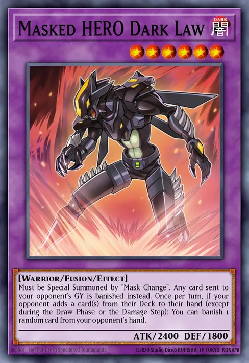 Masked HERO Dark Law, OTS Tournament Pack 1 #OP01-EN003