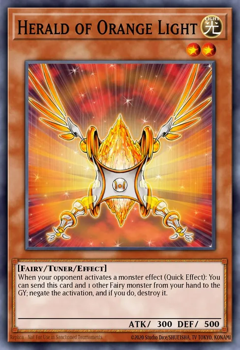 Herald of Orange Light, OTS Tournament Pack 7 #OP07-PT001