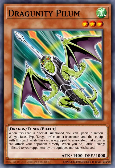 Dragunity Pilum, OTS Tournament Pack 8 #OP08-PT030