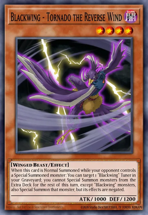 Blackwing - Tornado the Reverse Wind, OTS Tournament Pack 20 #OP20-EN017