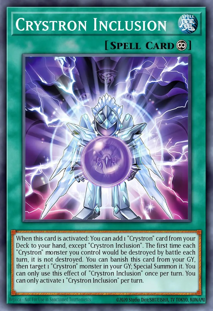 Crystron Inclusion
