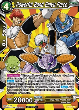 Powerful Bond Ginyu Force, Promotion Cards #P-024