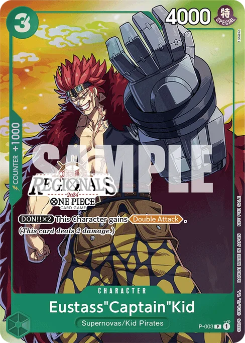 Eustass"Captain"Kid, Promotion Cards #P-003_p1