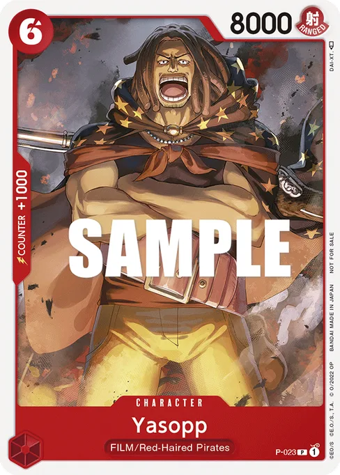 Yasopp, Promotion Cards #P-023