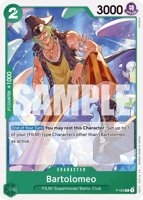 Bartolomeo, Promotion Cards #P-029_p2