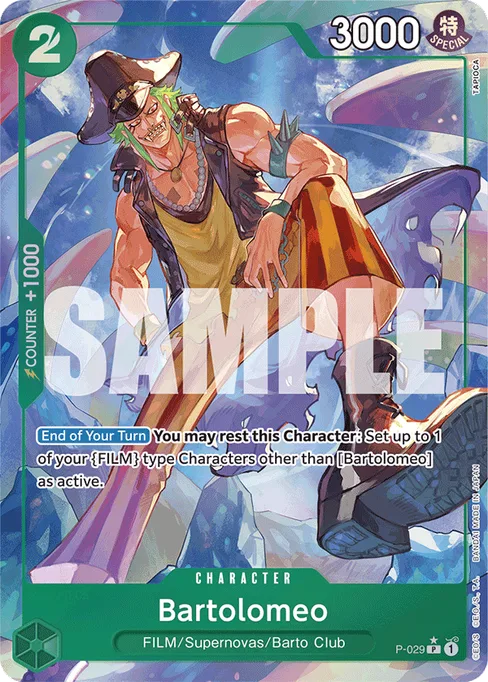 Bartolomeo, P-029, Parallel 4, English