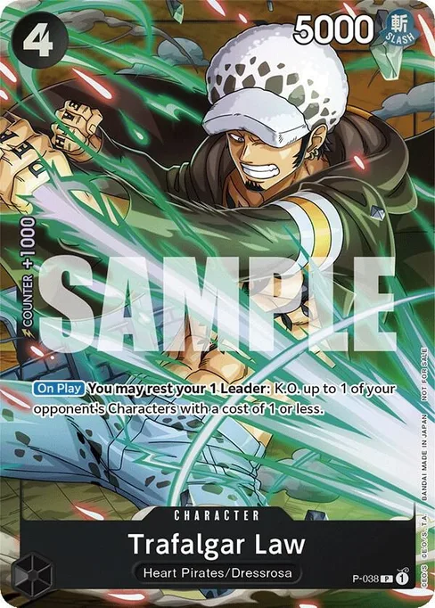 Trafalgar Law, P-038, Base, English