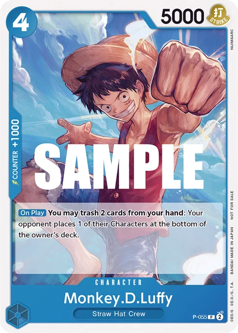 Monkey D. Luffy, P-055, Base, English