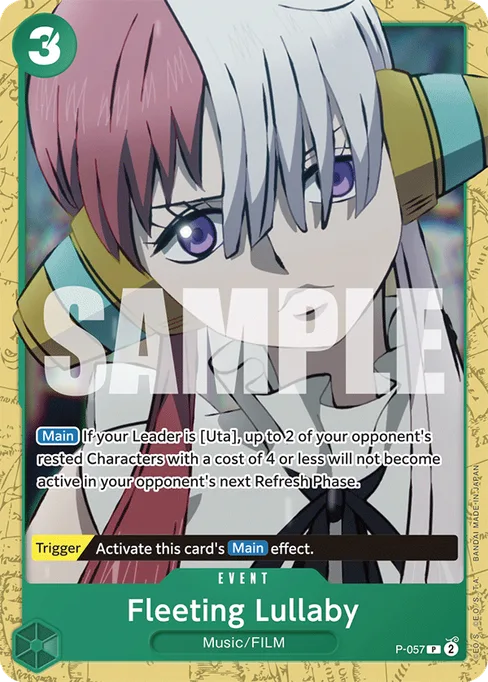 Fleeting Lullaby, P-057, Parallel 1, English