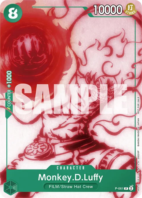 Monkey D. Luffy, P-061, Base, English