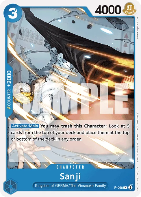 Sanji, P-068, Base, English