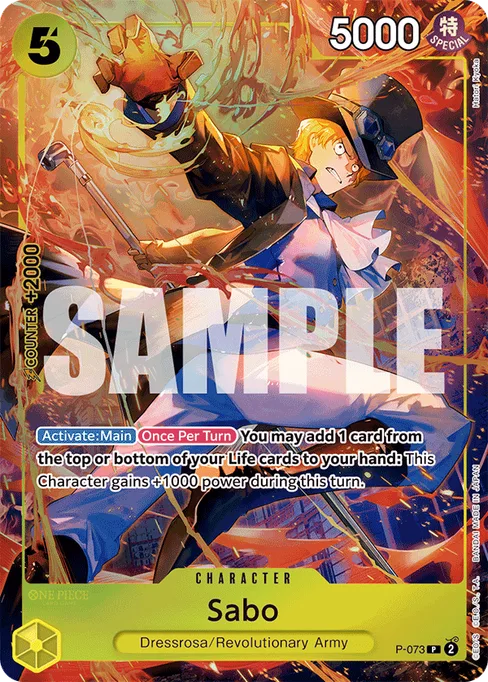 Sabo, P-073, Parallel 1, English