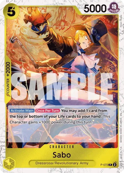 Sabo, P-073, Parallel 2, English