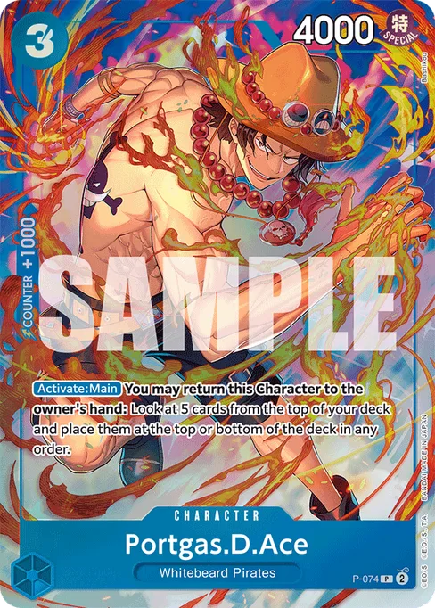 Portgas.D.Ace, Promotion Cards #P-074_p1