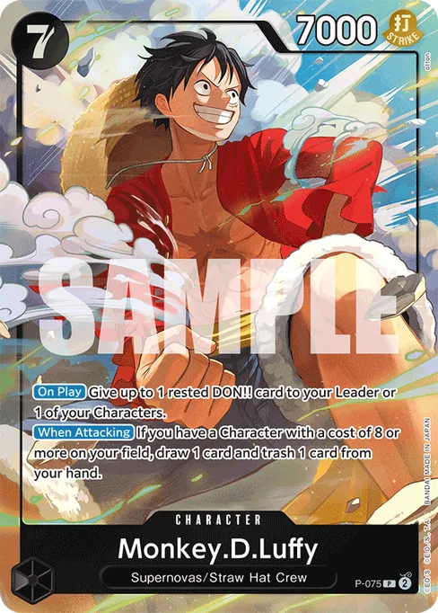 Monkey.D.Luffy, Promotion Cards #P-075_p1