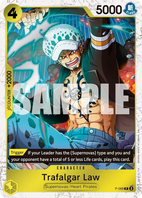 Trafalgar Law, P-088, Parallel 3, English
