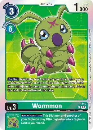 Wormmon, P #P-118