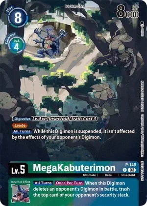 MegaKabuterimon, P #P-140