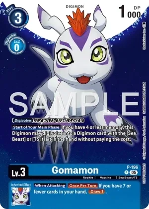 Gomamon, P #P-196