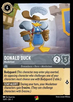 Donald Duck - Musketeer, Normal