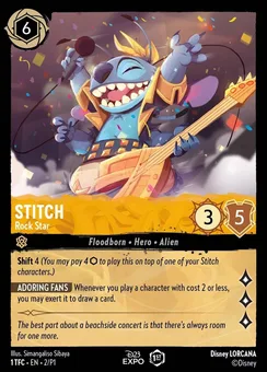Stitch - Rock Star, Normal