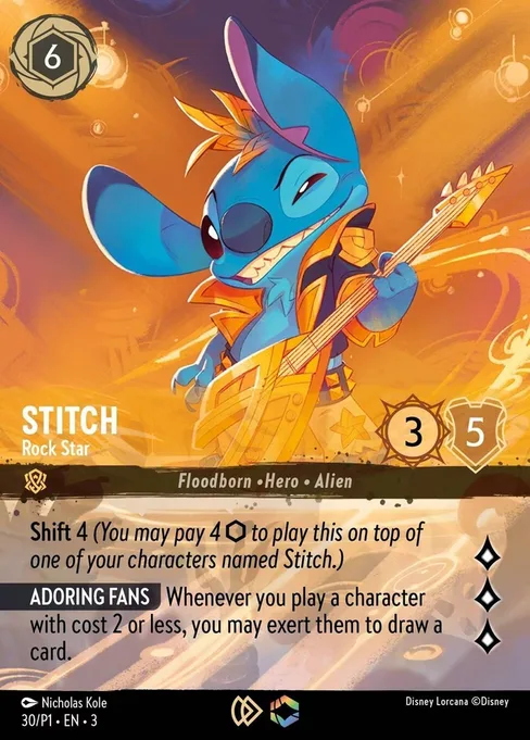 Stitch - Rock Star, Promo Set 1 #30